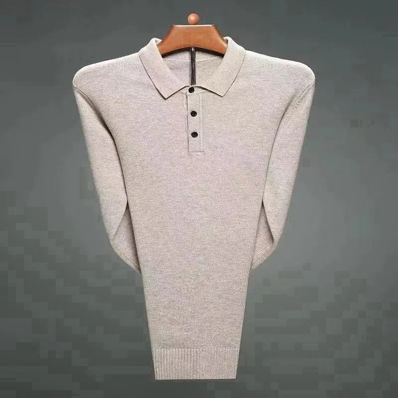 Linnoir: Polo Knitwear Classic Collar