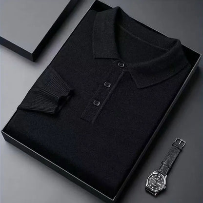 Linnoir: Polo Knitwear Classic Collar