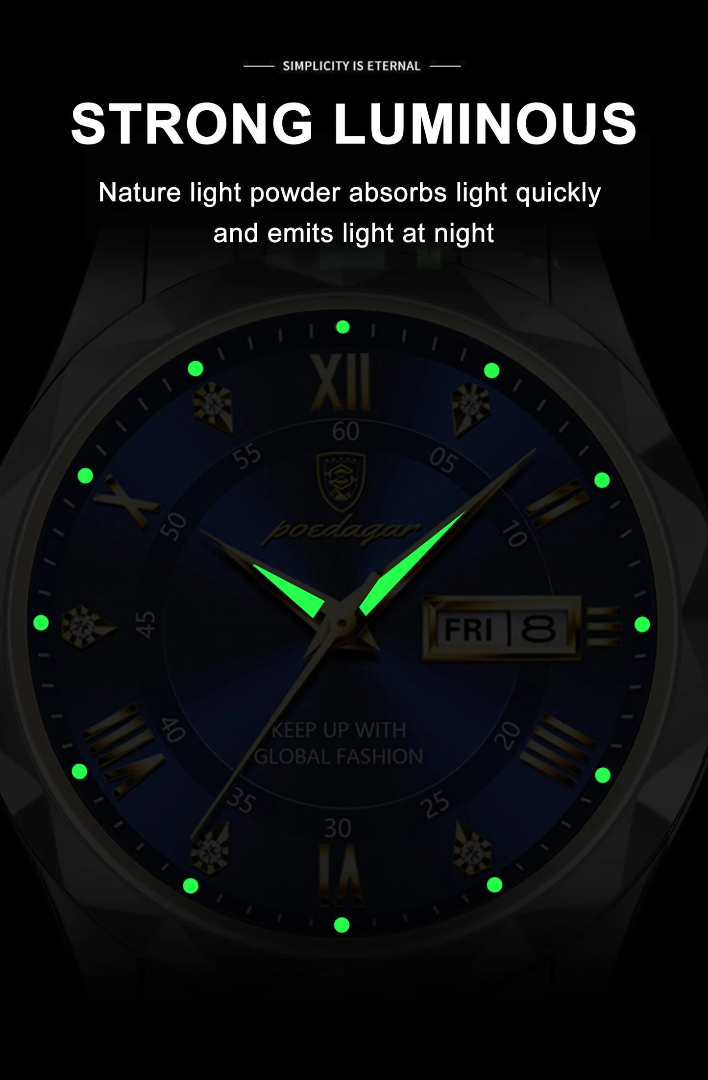 POEDAGAR luxury watch Linnoir
