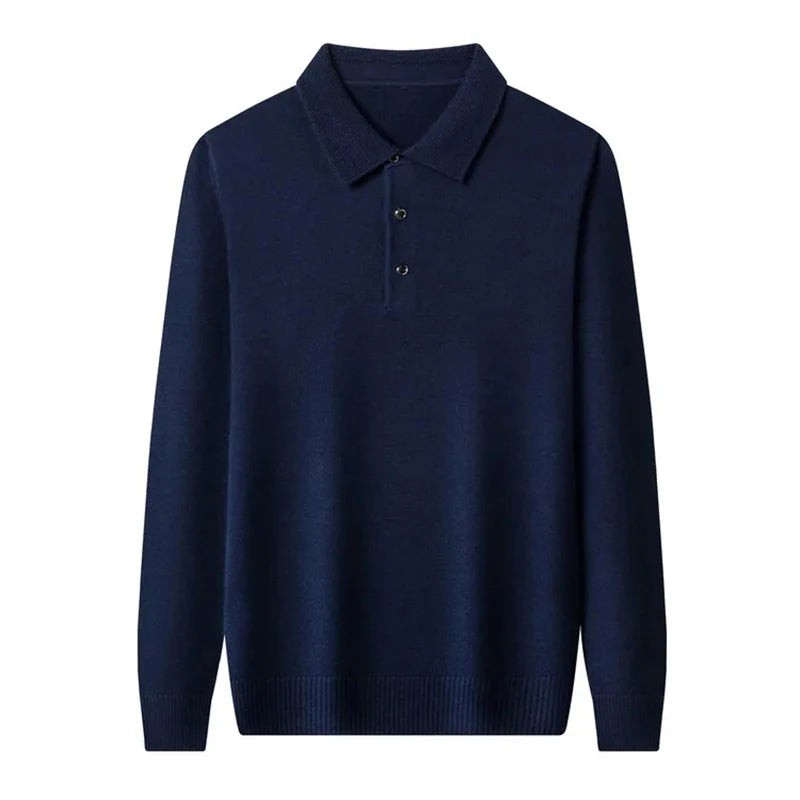 Linnoir: Polo Knitwear Classic Collar