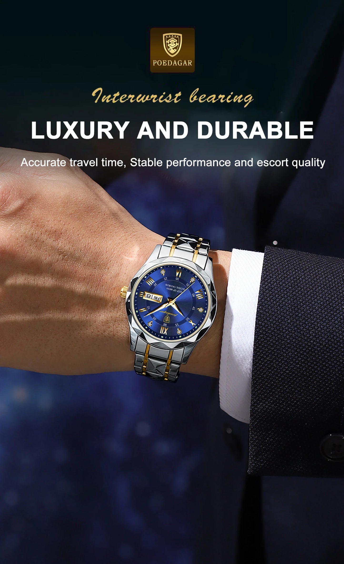 POEDAGAR luxury watch Linnoir