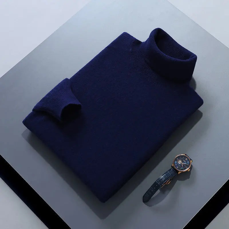 Linnoir: Pure Cashmere Turtleneck Sweater