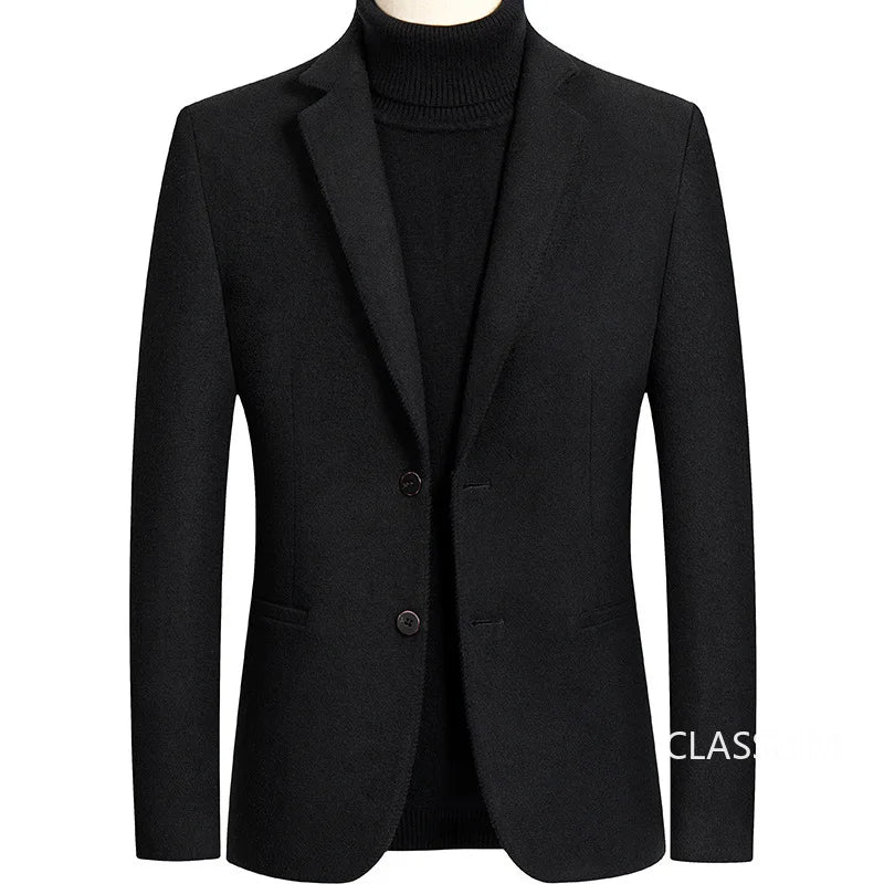 Linnoir: Blazer Texture Wool
