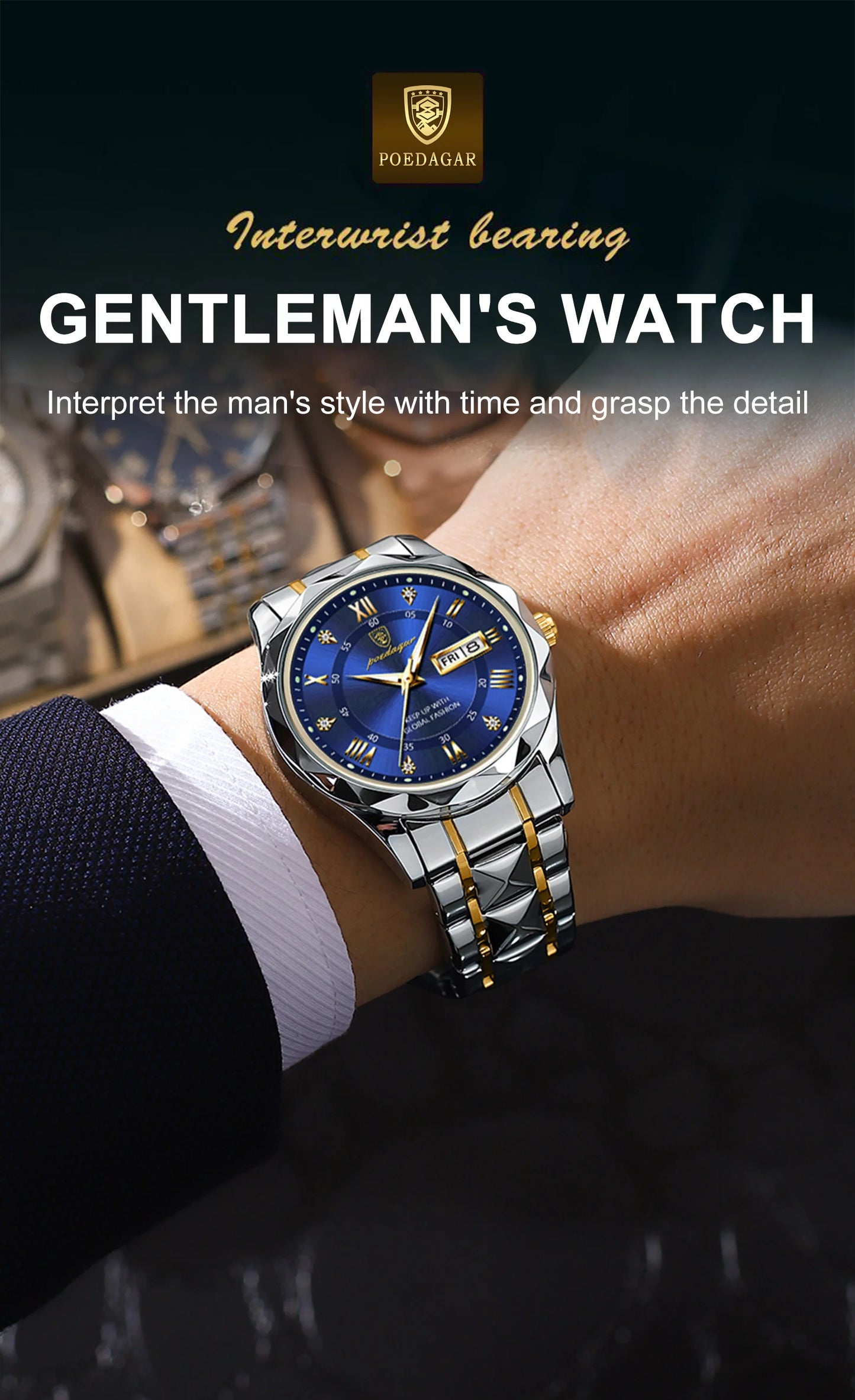POEDAGAR luxury watch Linnoir