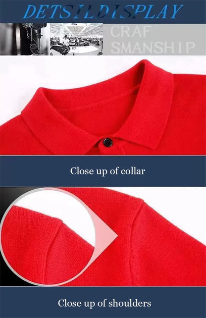 Linnoir: Polo Knitwear Classic Collar