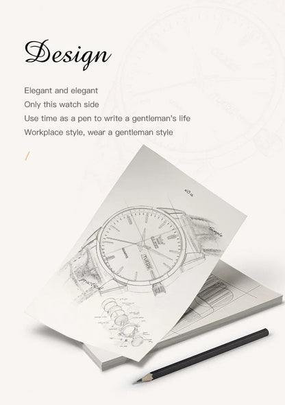 OLEVS CLASSIC QUARTZ Linnoir