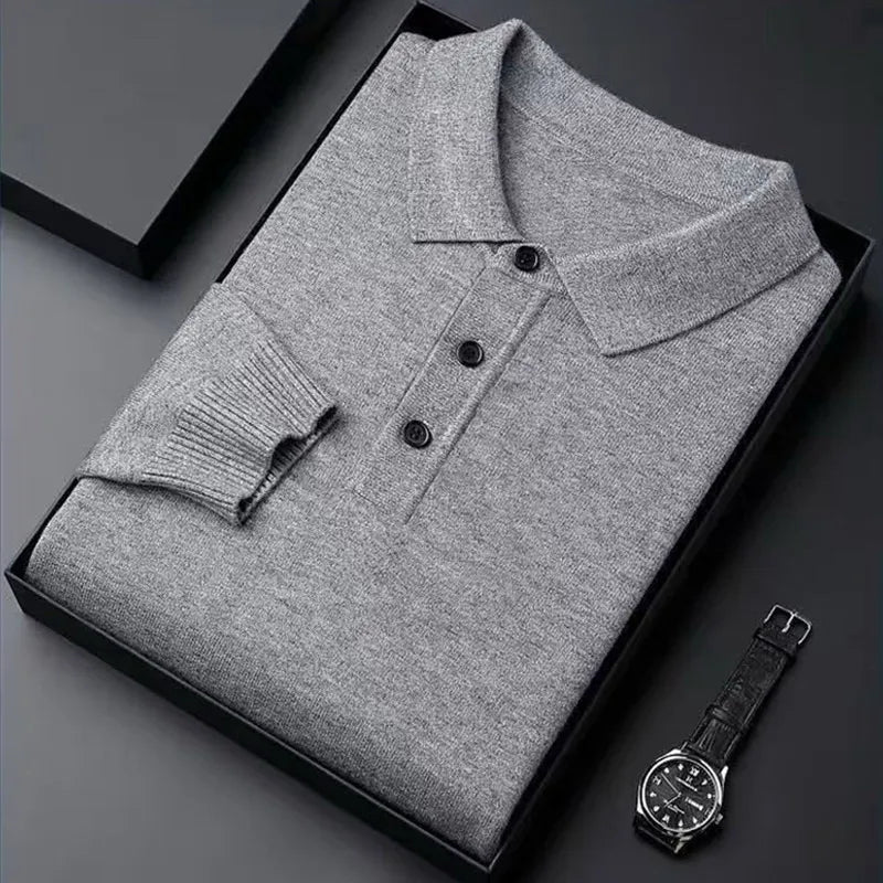 Linnoir: Polo Knitwear Classic Collar