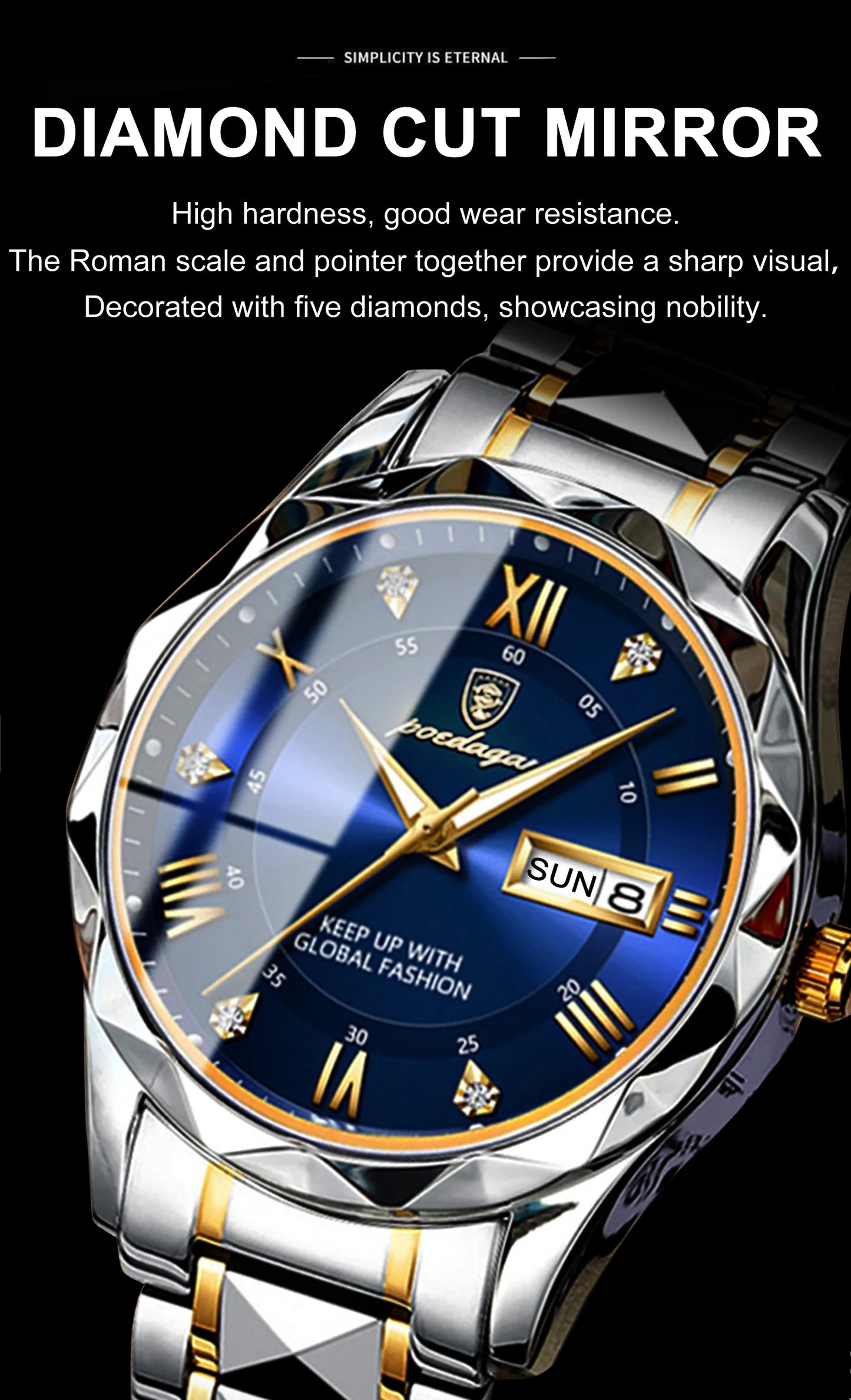 POEDAGAR luxury watch Linnoir