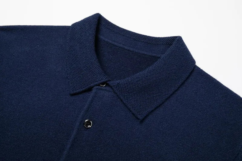 Linnoir: Polo Knitwear Classic Collar