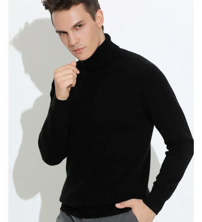 Linnoir: Pure Cashmere Turtleneck Sweater