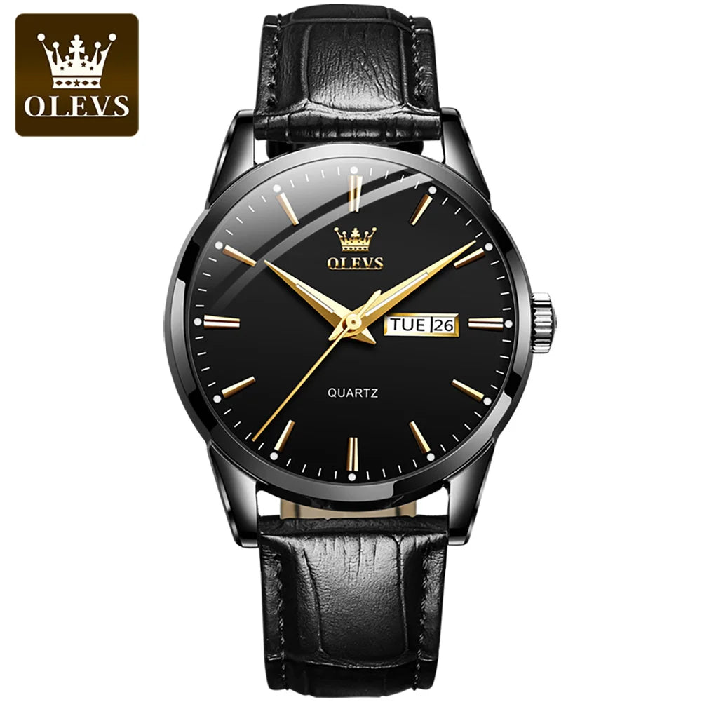 OLEVS CLASSIC QUARTZ Linnoir