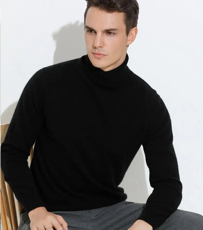 Linnoir: Pure Cashmere Turtleneck Sweater