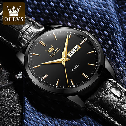 OLEVS CLASSIC QUARTZ Linnoir