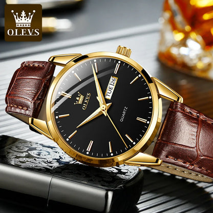 OLEVS CLASSIC QUARTZ Linnoir