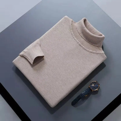 Linnoir: Pure Cashmere Turtleneck Sweater