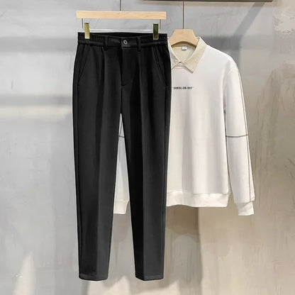 Linnoir: Urban Pleat Tailored Trousers