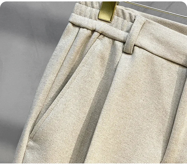 Linnoir: Urban Pleat Tailored Trousers