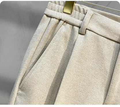 Linnoir: Urban Pleat Tailored Trousers