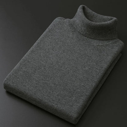 Linnoir: Pure Cashmere Turtleneck Sweater