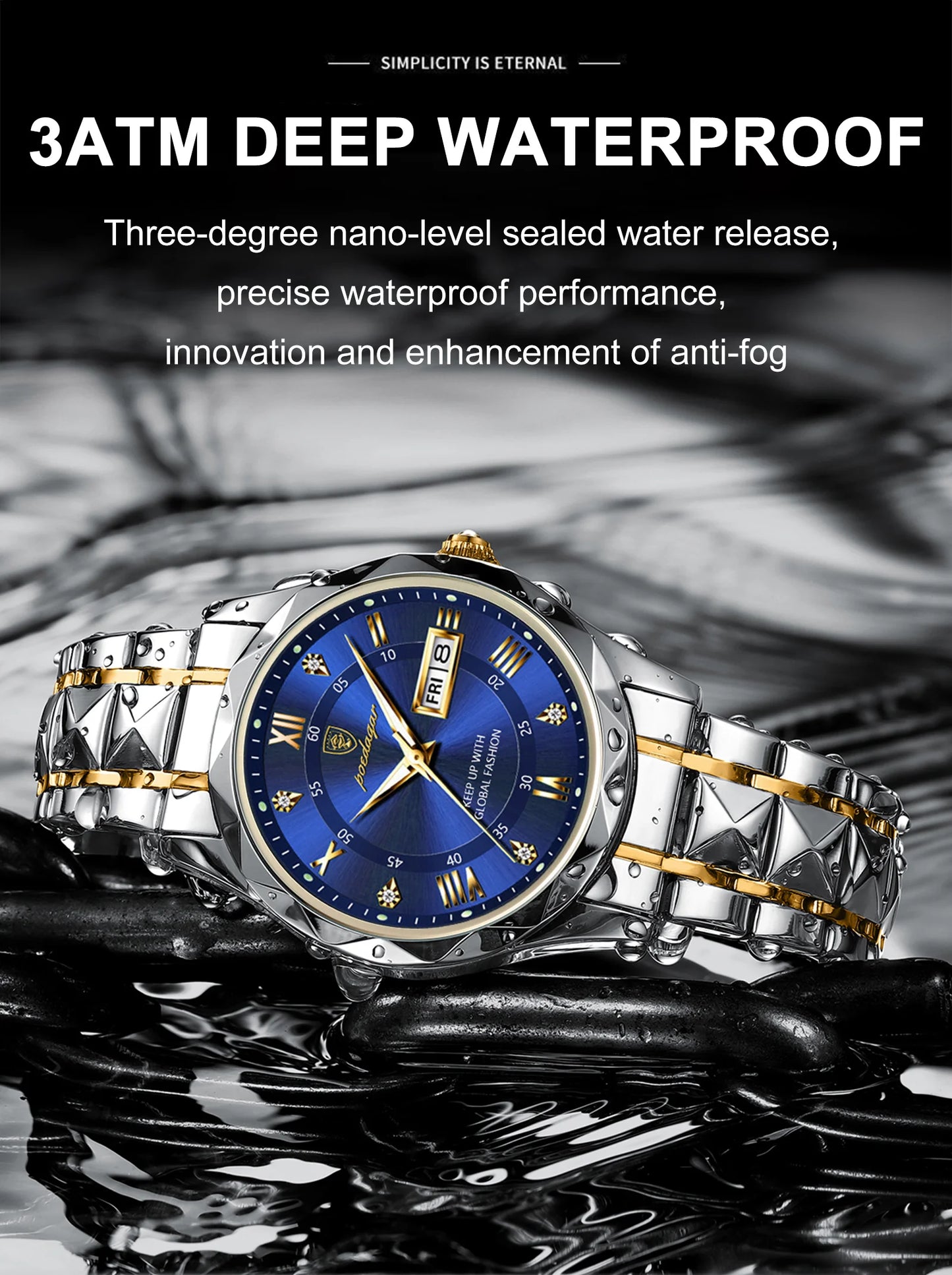 POEDAGAR luxury watch Linnoir
