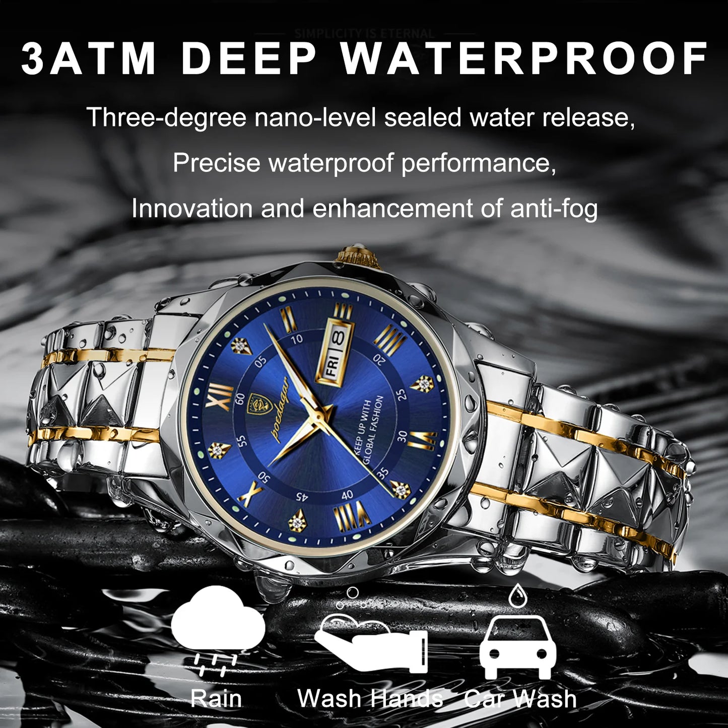 POEDAGAR luxury watch Linnoir
