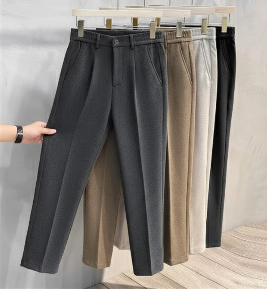 Linnoir: Urban Pleat Tailored Trousers
