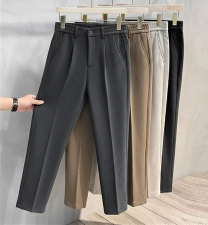 Linnoir: Urban Pleat Tailored Trousers