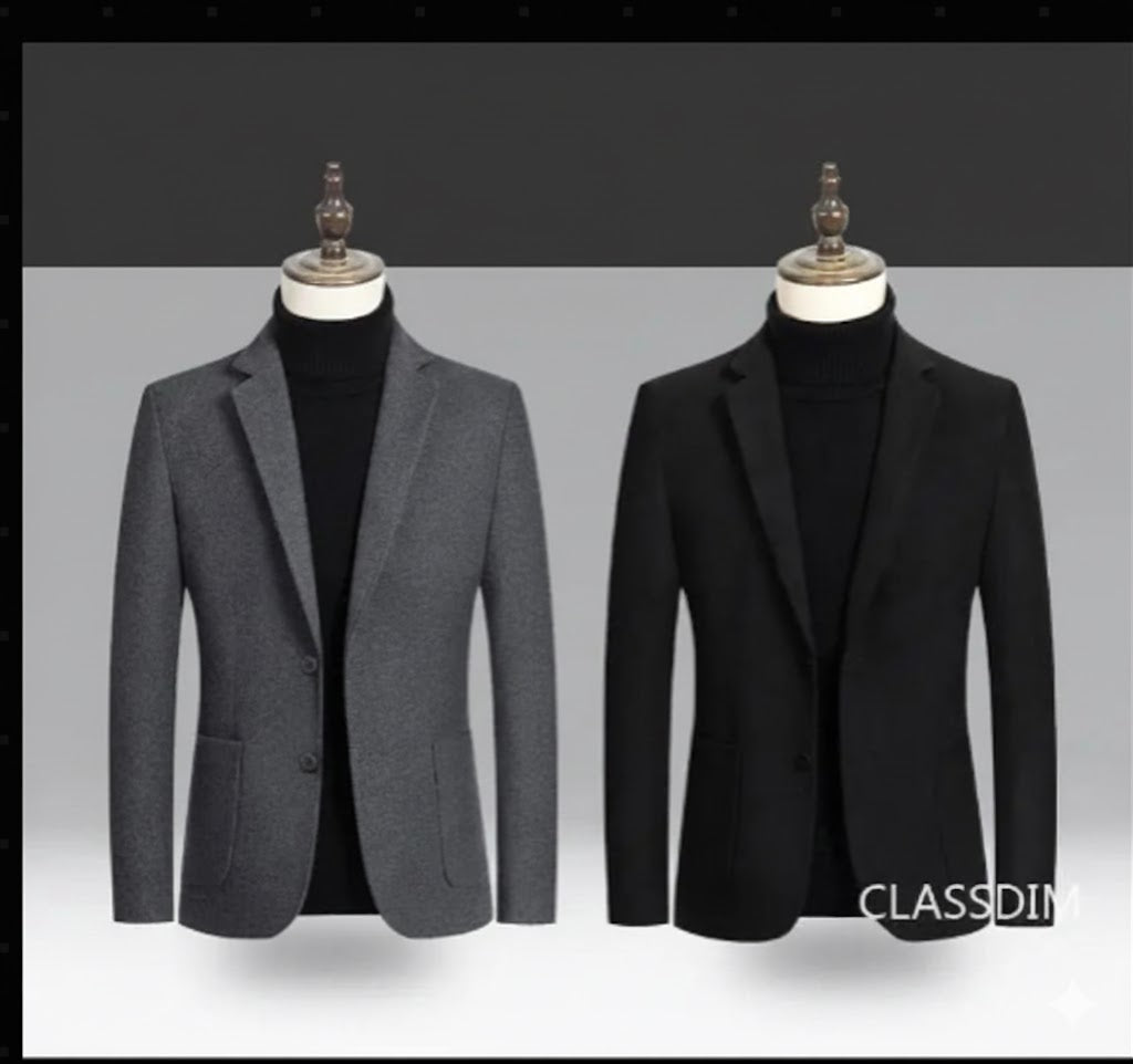 Linnoir: Blazer Texture Wool