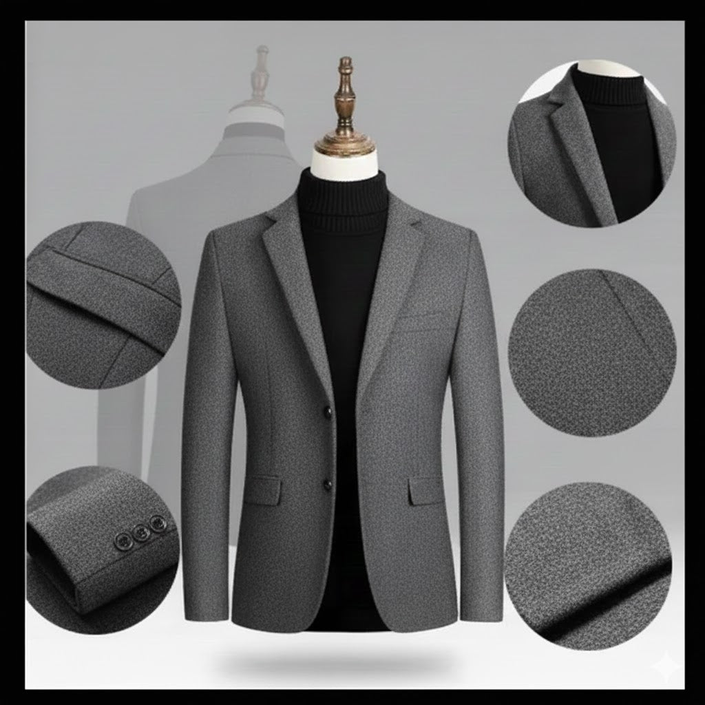 Linnoir: Blazer Texture Wool