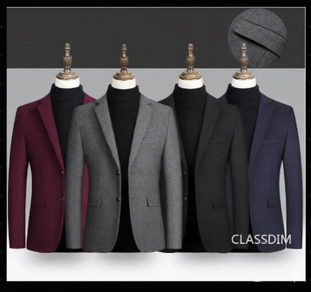 Linnoir: Blazer Texture Wool